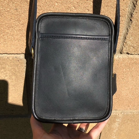 vintage coach camera bag